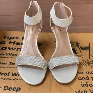 White shoes. Good condition. Worn once.